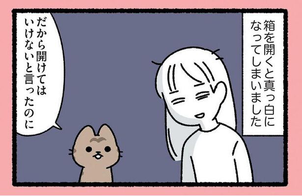 絶対にこの箱を開けてはいけません」ねこの忠告を無視して“玉手箱”を