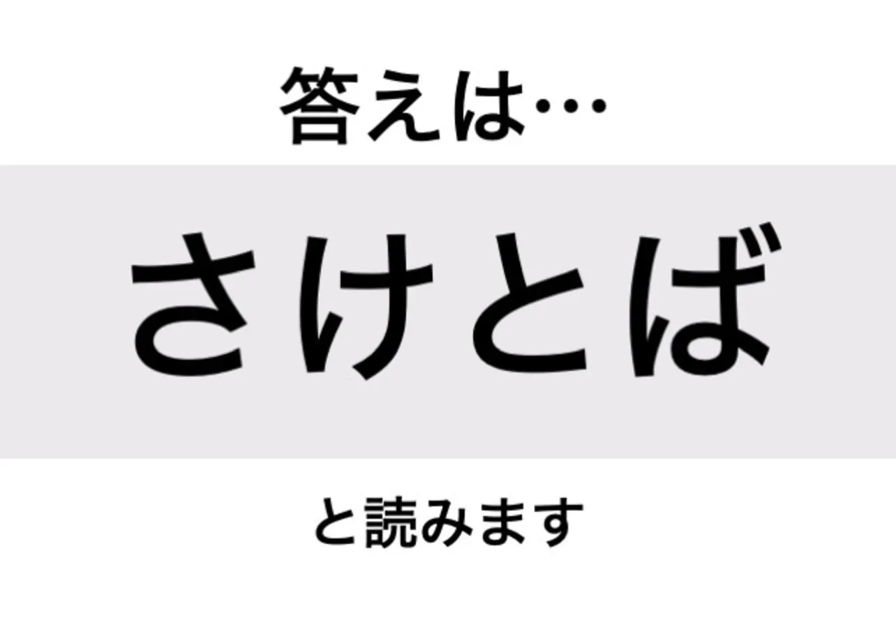 さけとば_答え