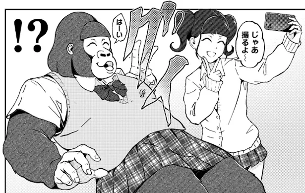『ゴリラ女子高生』
