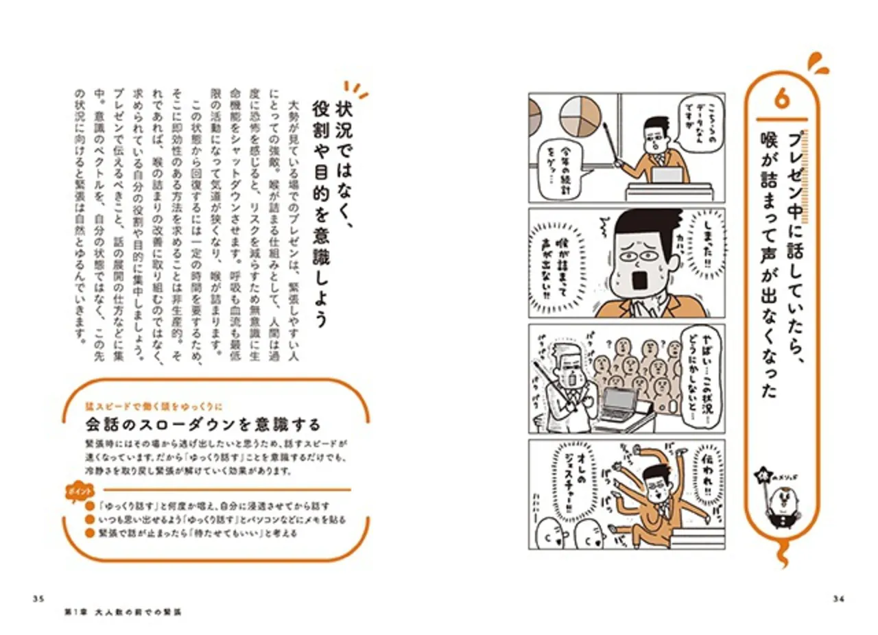 プレゼン中、喉が詰まって声が出なくなったときの解消法