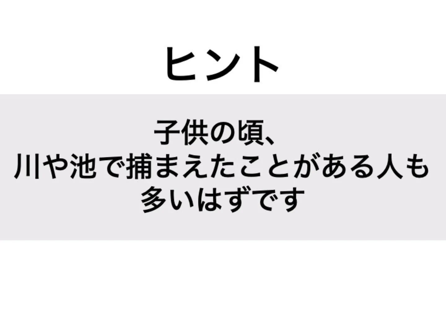 ザリガニ_ヒント
