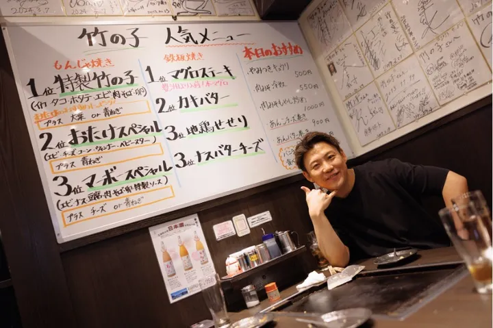 ▲もんじゃ焼きはもちろん、鉄板焼きもラインナップ豊富なのでぜひご賞味あれ！