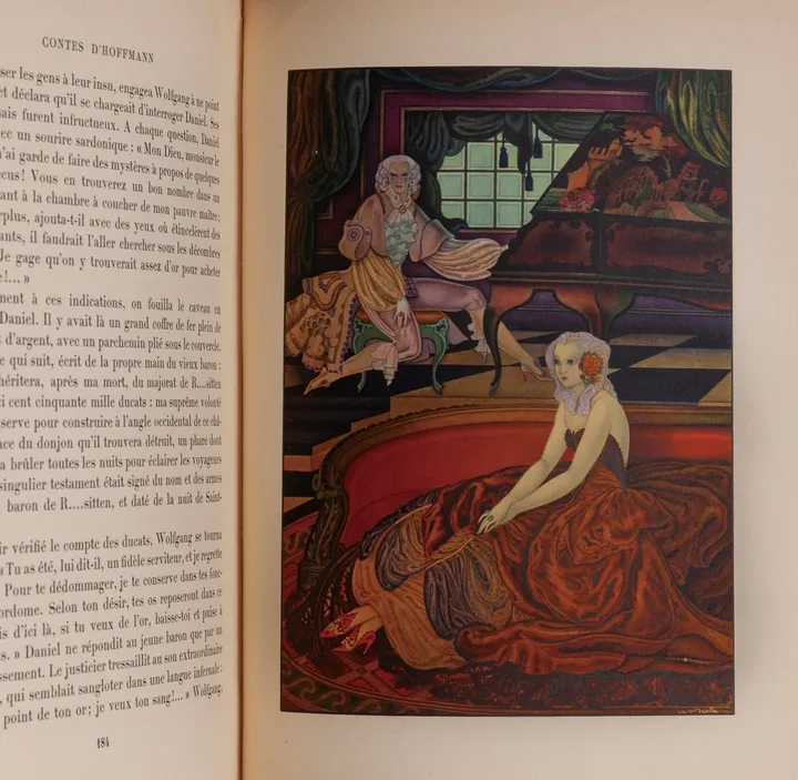 『CONTES D'HOFFMANN』より。荒俣さんが大学時代にひとめぼれしたという挿絵。