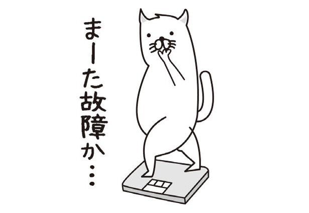 体重が増えてたら体重計が壊れたせいにして、減っていたら