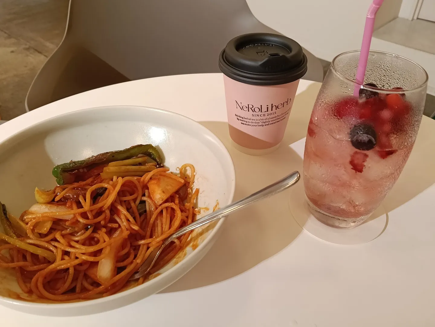 カフェのメニュー