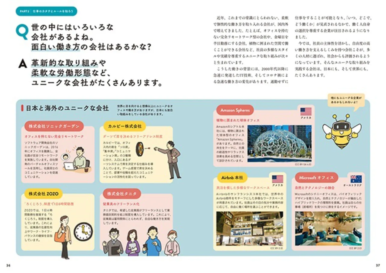 おもしろい働き方の会社はあるかな？