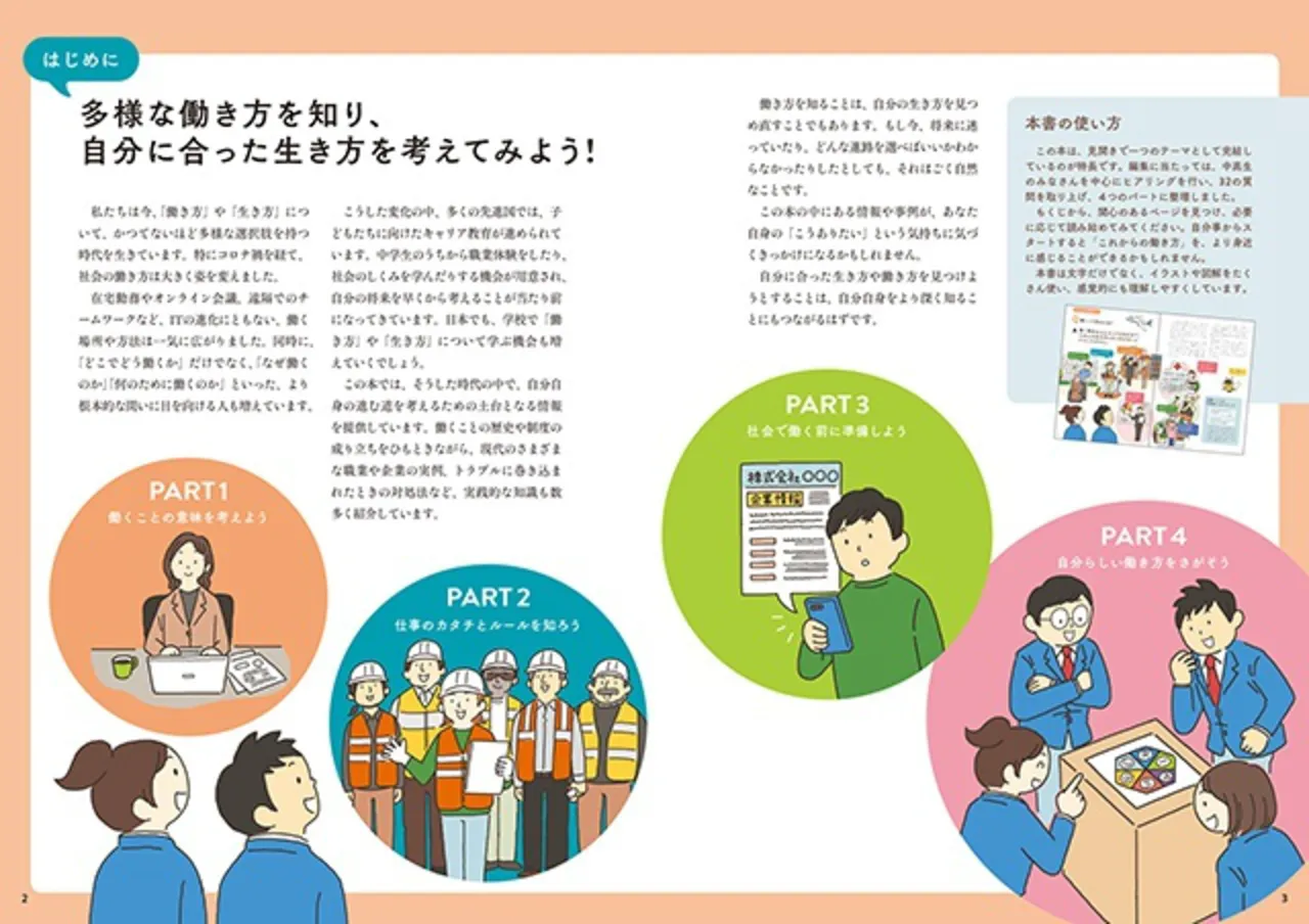 多様な働き方を知り、自分に合った生き方を考えてみよう