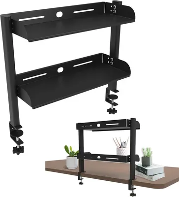 デスク上収納ラック 穴あけ不要