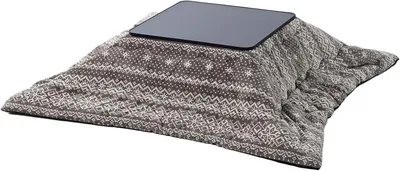 [山善] カジュアル こたつ テーブル 2点セット 【本体 ＋ 掛布団】