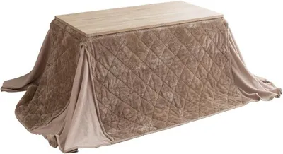 エムール ハイタイプ こたつセット 幅120cm ヒートグレージュ 脚色ブラック