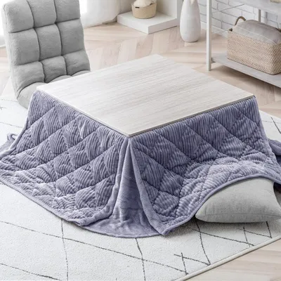 タンスのゲン こたつ 2点セット 正方形 一人用