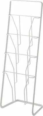 山崎実業(Yamazaki) マガジンスタンド ４段 ホワイト (1)