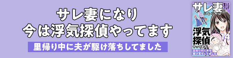 サレ妻になり今は浮気探偵やってます 里帰り中に夫が駆け落ちしてました