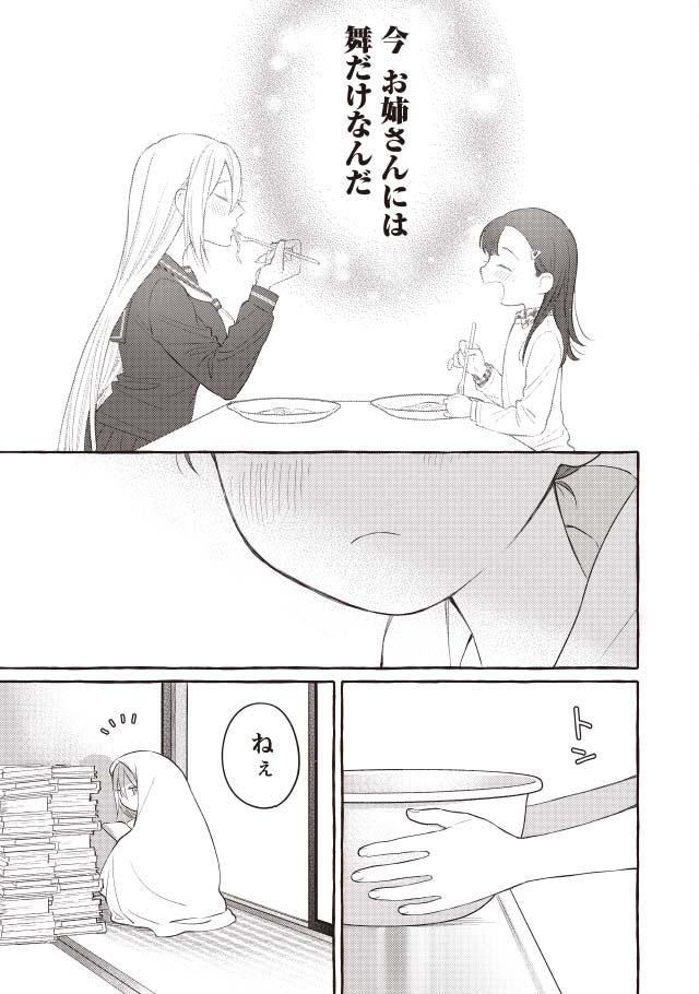 舞ちゃんのお姉さん飼育ごはん。