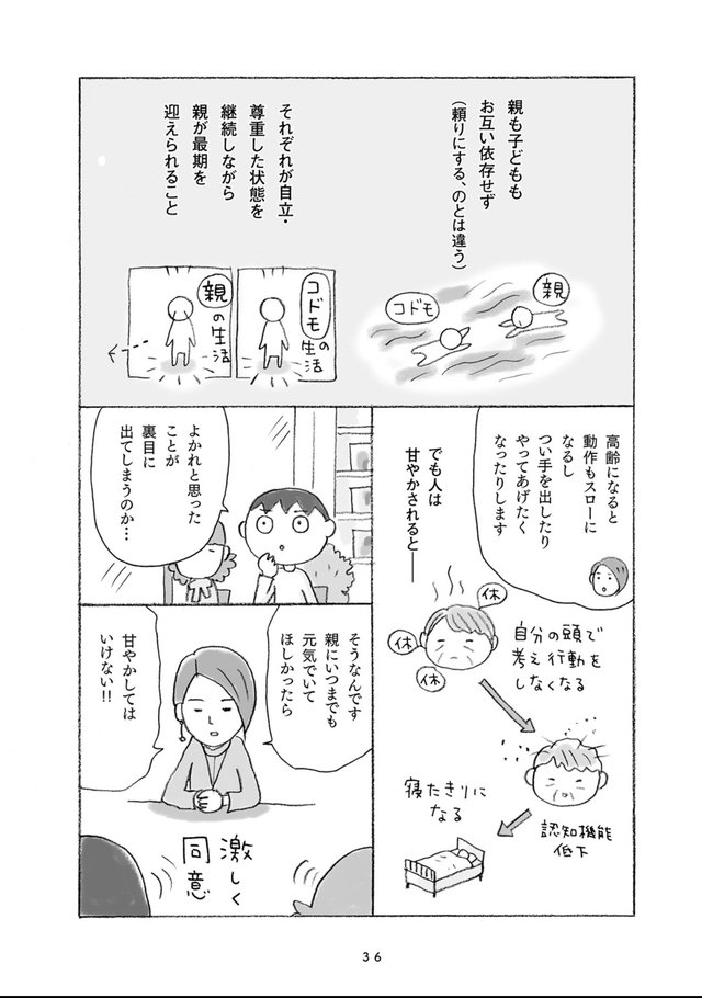 マンガで解決 親の介護とお金が不安です p.36