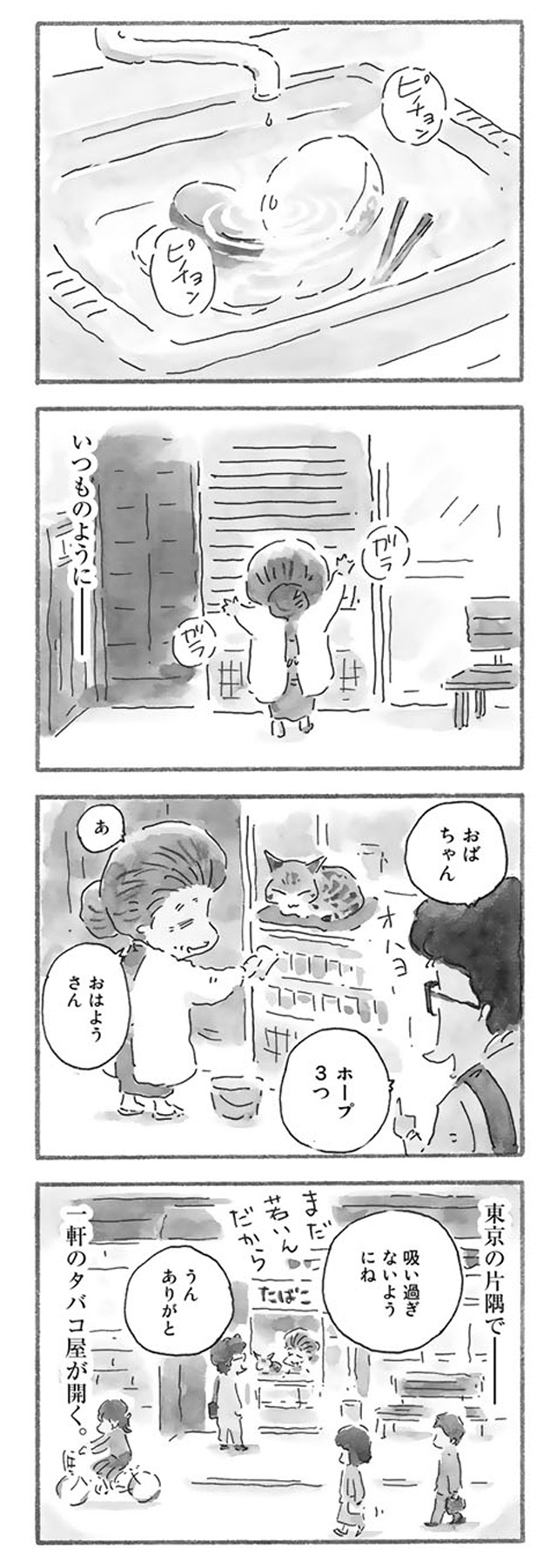 トラ猫とタバコ屋のばあちゃん