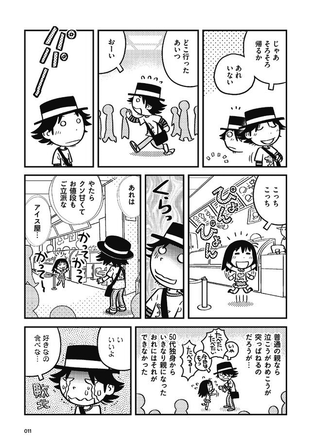 父娘ぐらし 55歳独身マンガ家が8歳の娘の父親になる話
