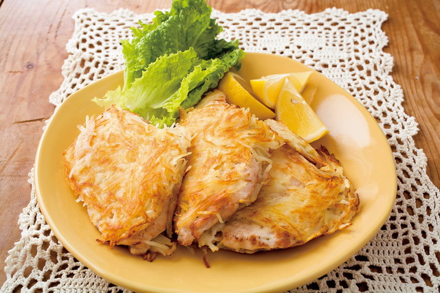 鶏肉とじゃがいものガレット