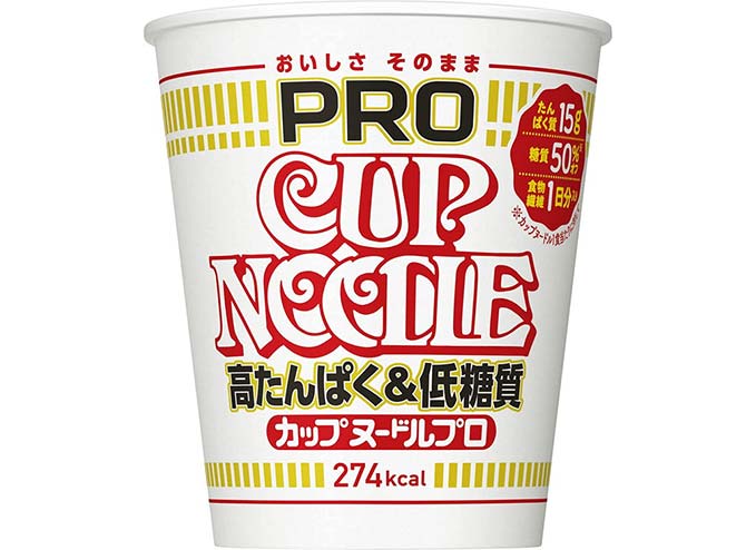 日清食品 カップヌードルPRO 高たんぱく&低糖質 [1日分の食物繊維入り] 74g ×12個