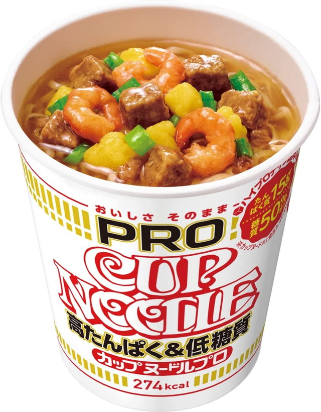 日清食品 カップヌードルPRO 高たんぱく&低糖質 [1日分の食物繊維入り] 74g ×12個