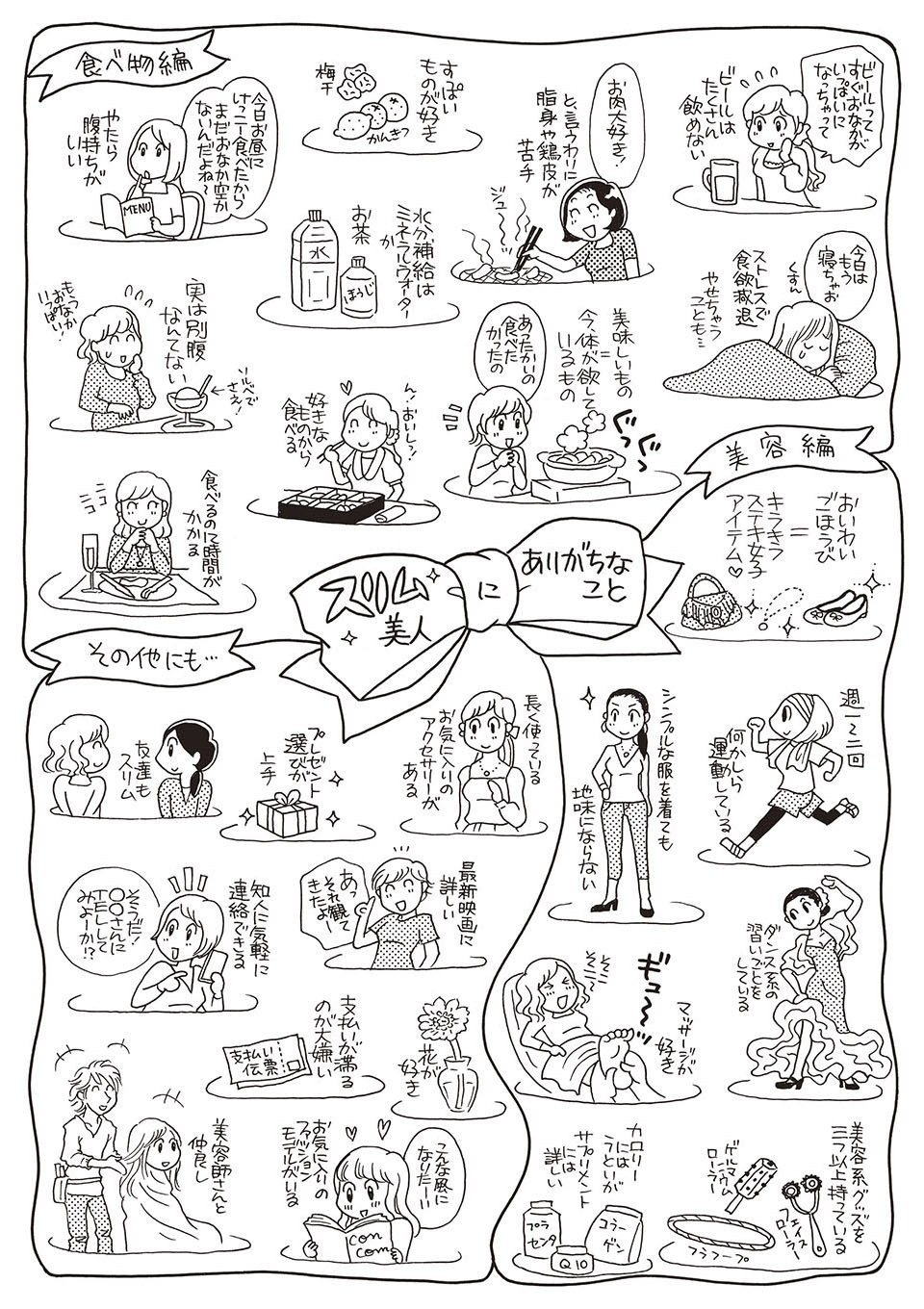 スリム美人の生活習慣を真似したら 1年間で30キロ痩せました
