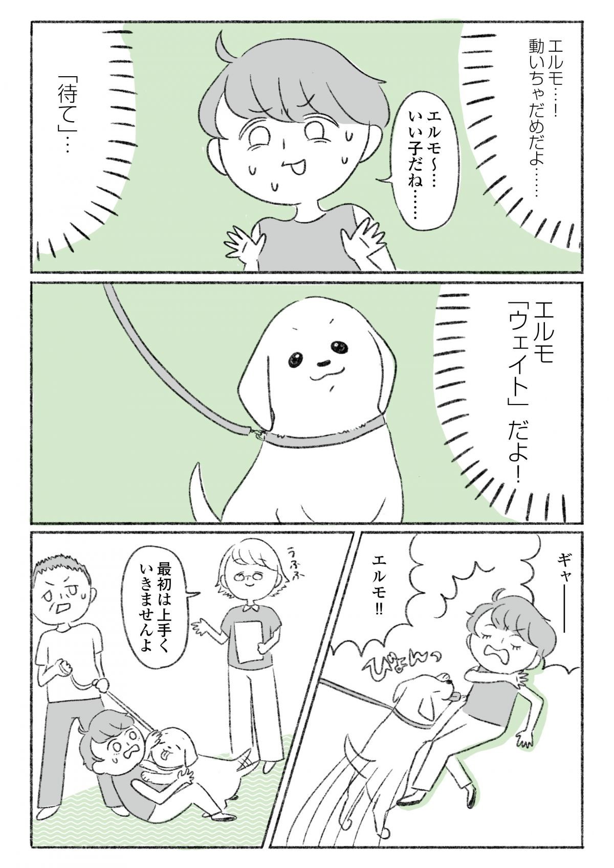 エルモと歩けば