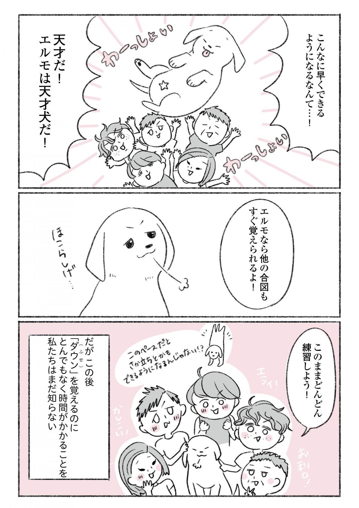 エルモと歩けば
