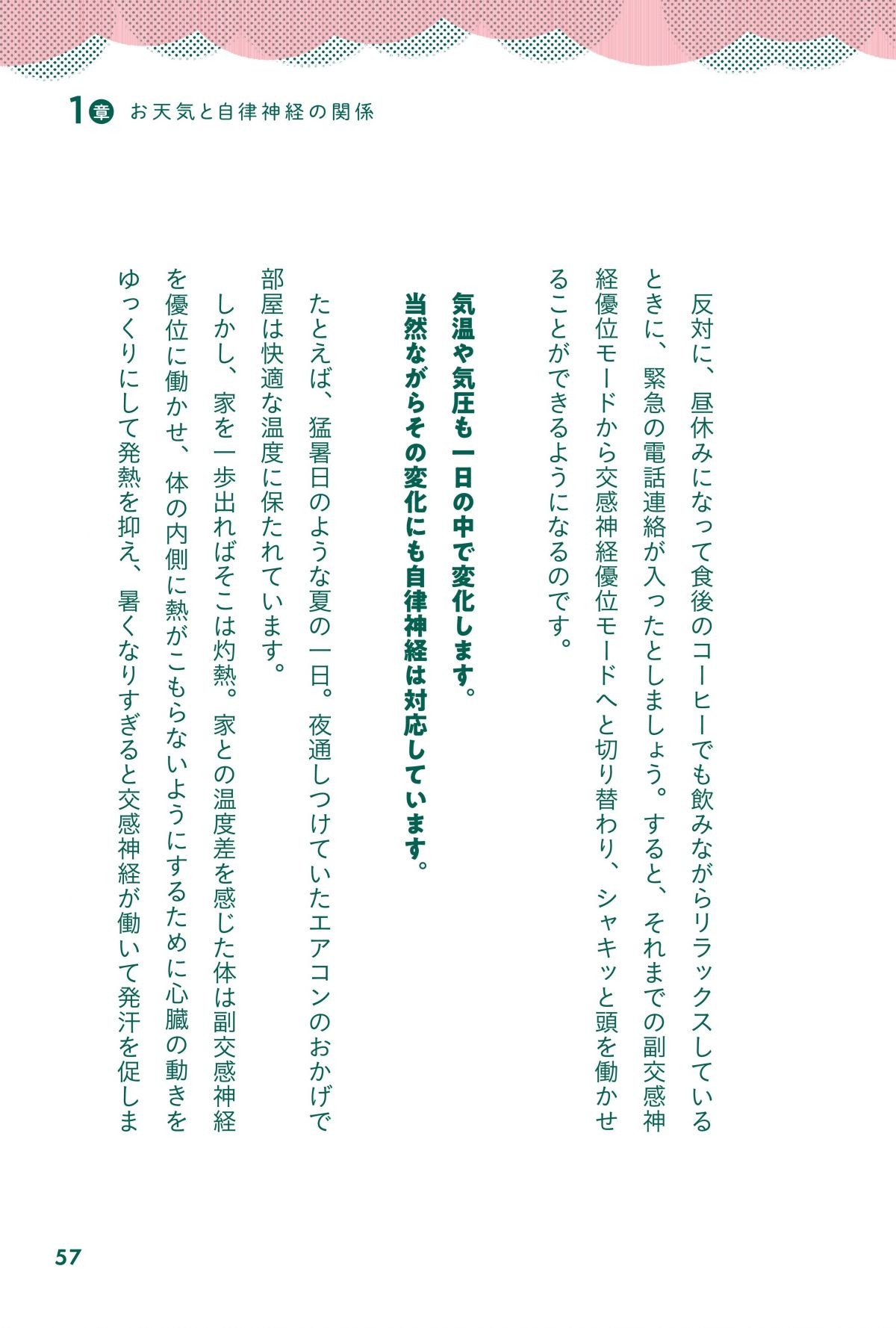 天気に負けないカラダ大全