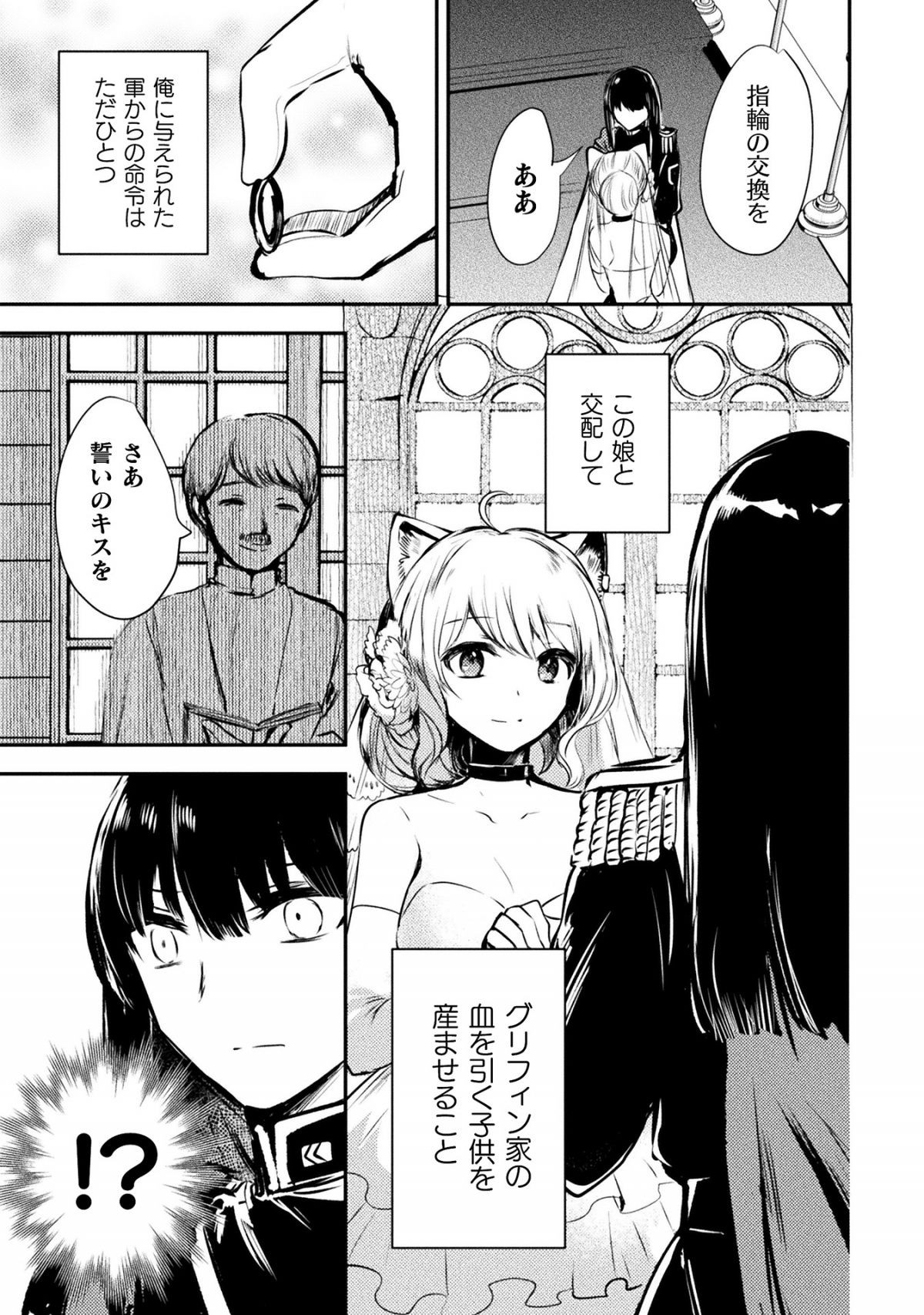 迷子の黒猫とオオカミ娘