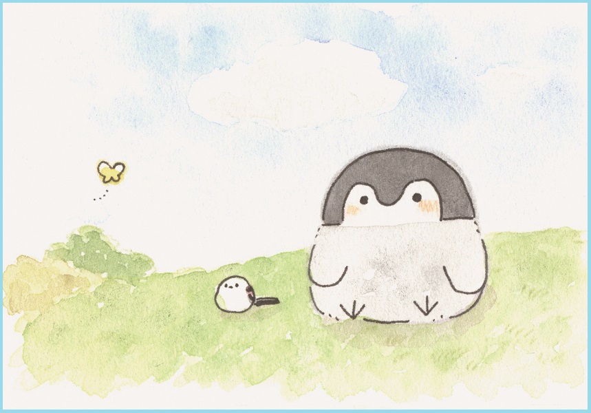 るるてあ Cute Drawings Cute Art Penguin Art