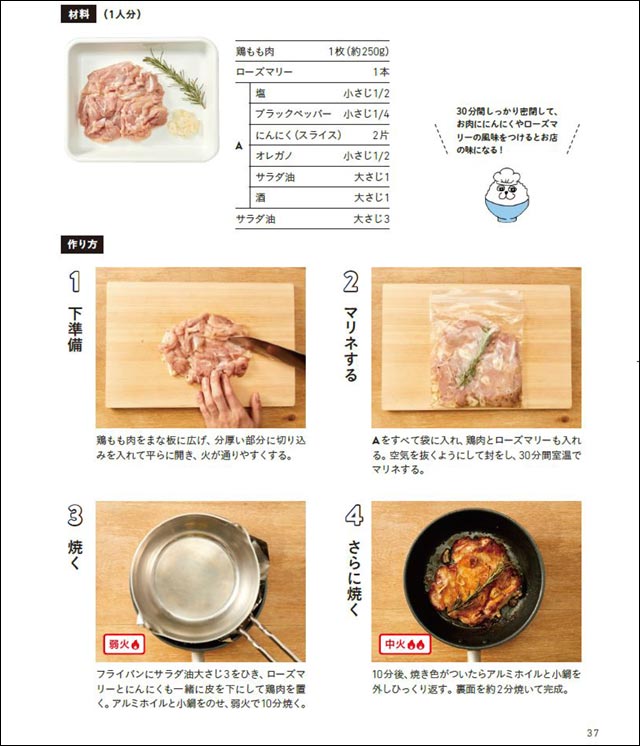 肉と魚の定番料理